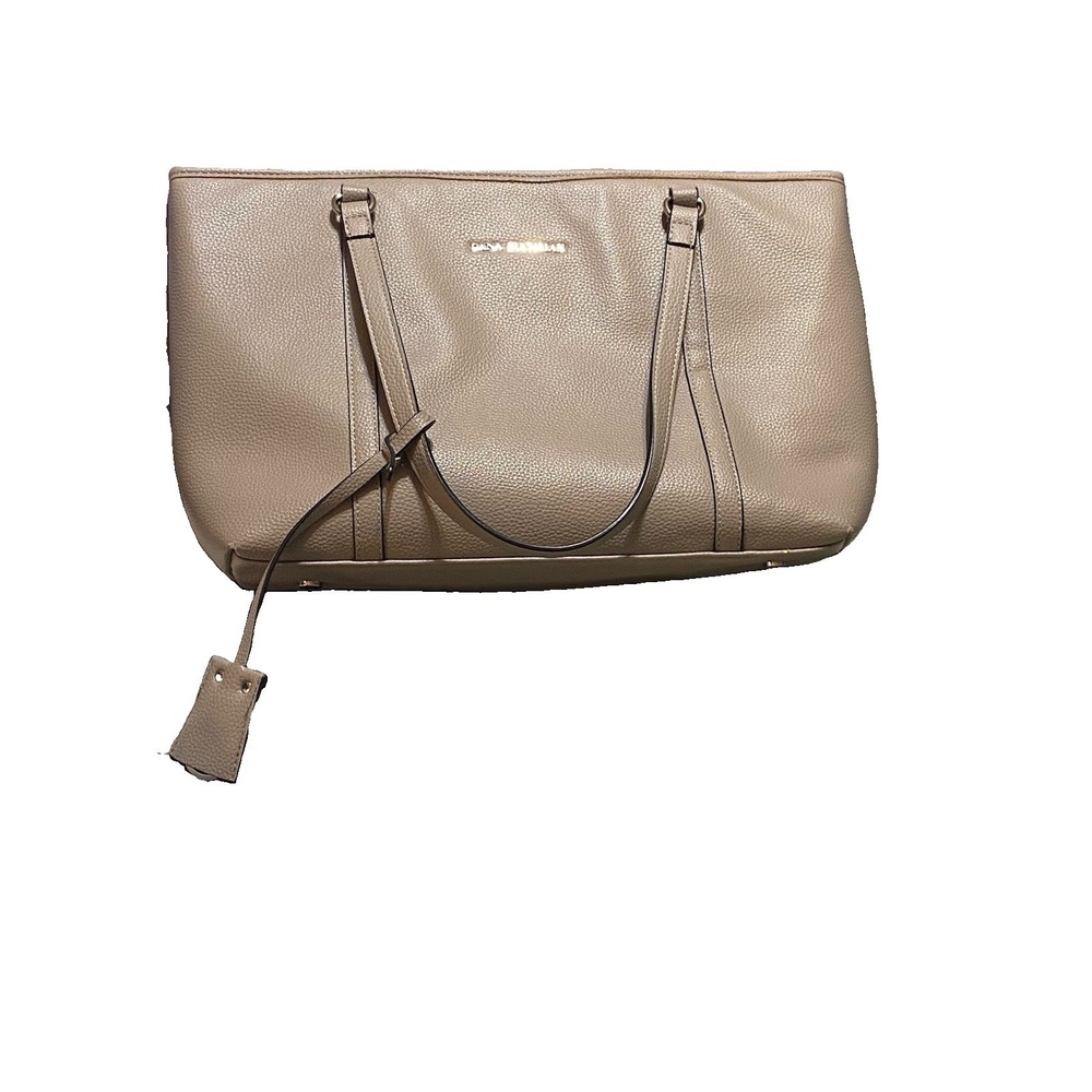 Dana Buchman Large Satchel Handbag Tote Purse Gray